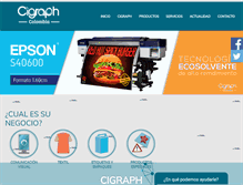 Tablet Screenshot of cigraph.com.co