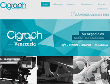 Tablet Screenshot of cigraph.com.ve